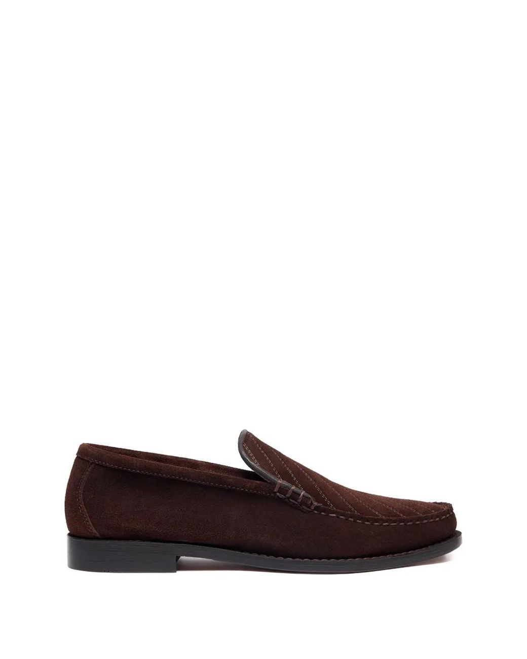 G.H.BASS White Mocassins Cobra Venetian À Couture Tramée for men
