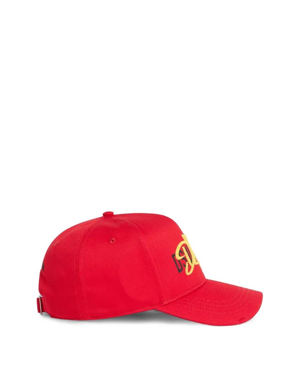 DSquared² Red Logo Baseball Cap for men
