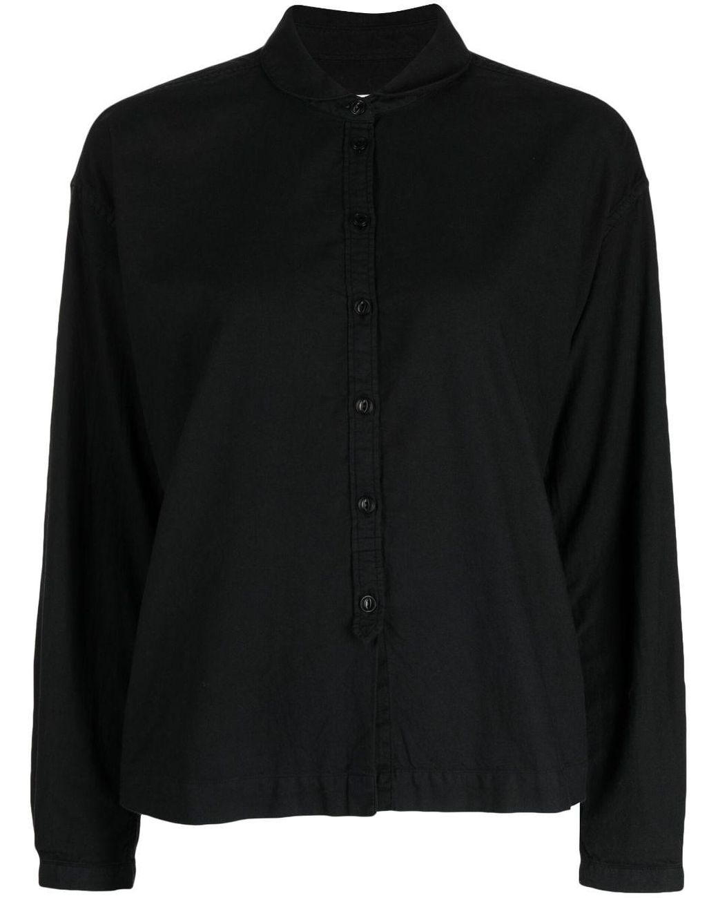 YMC Marianne Organic-cotton Shirt in Black | Lyst