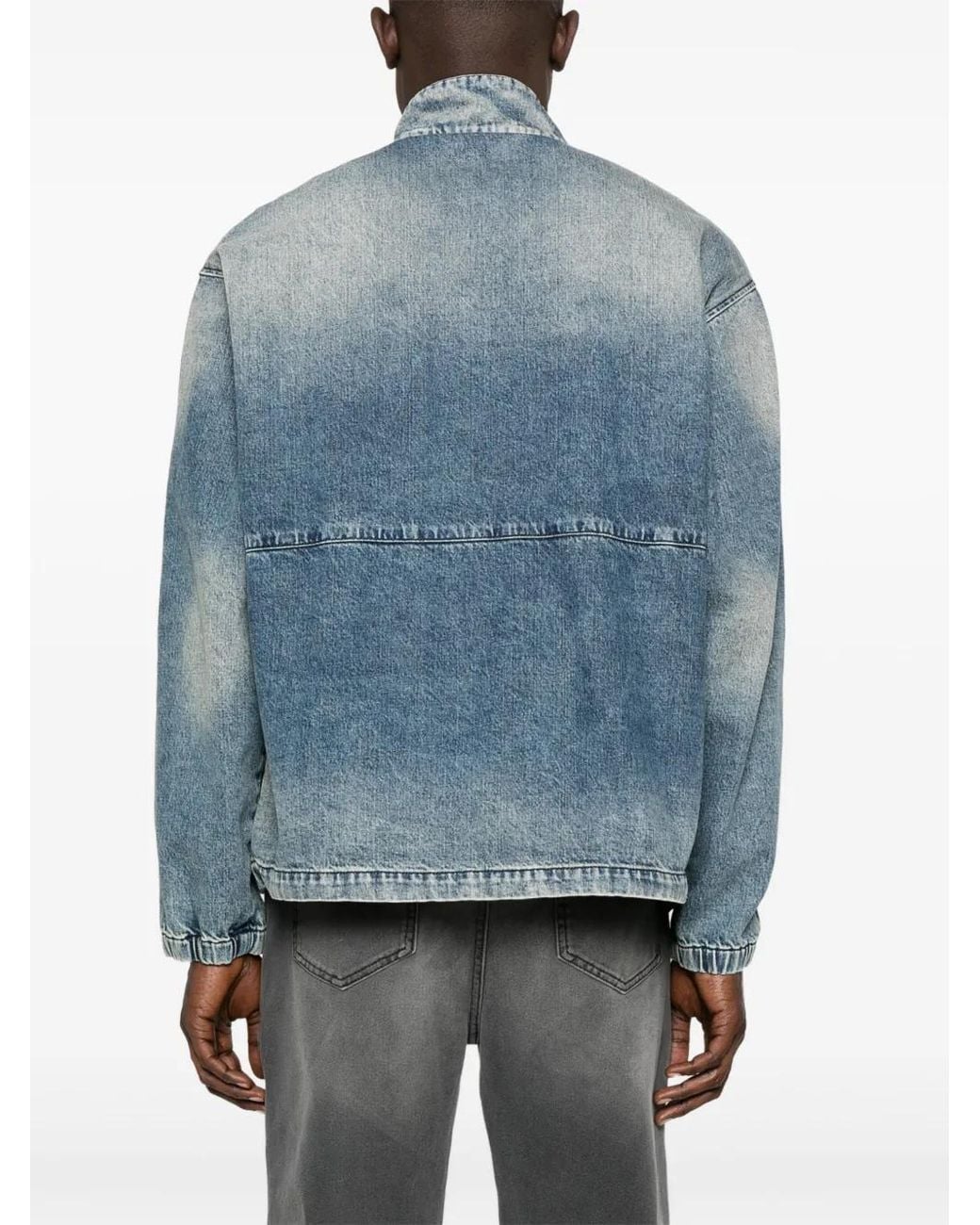 DIESEL Blue Denim Jacket for men