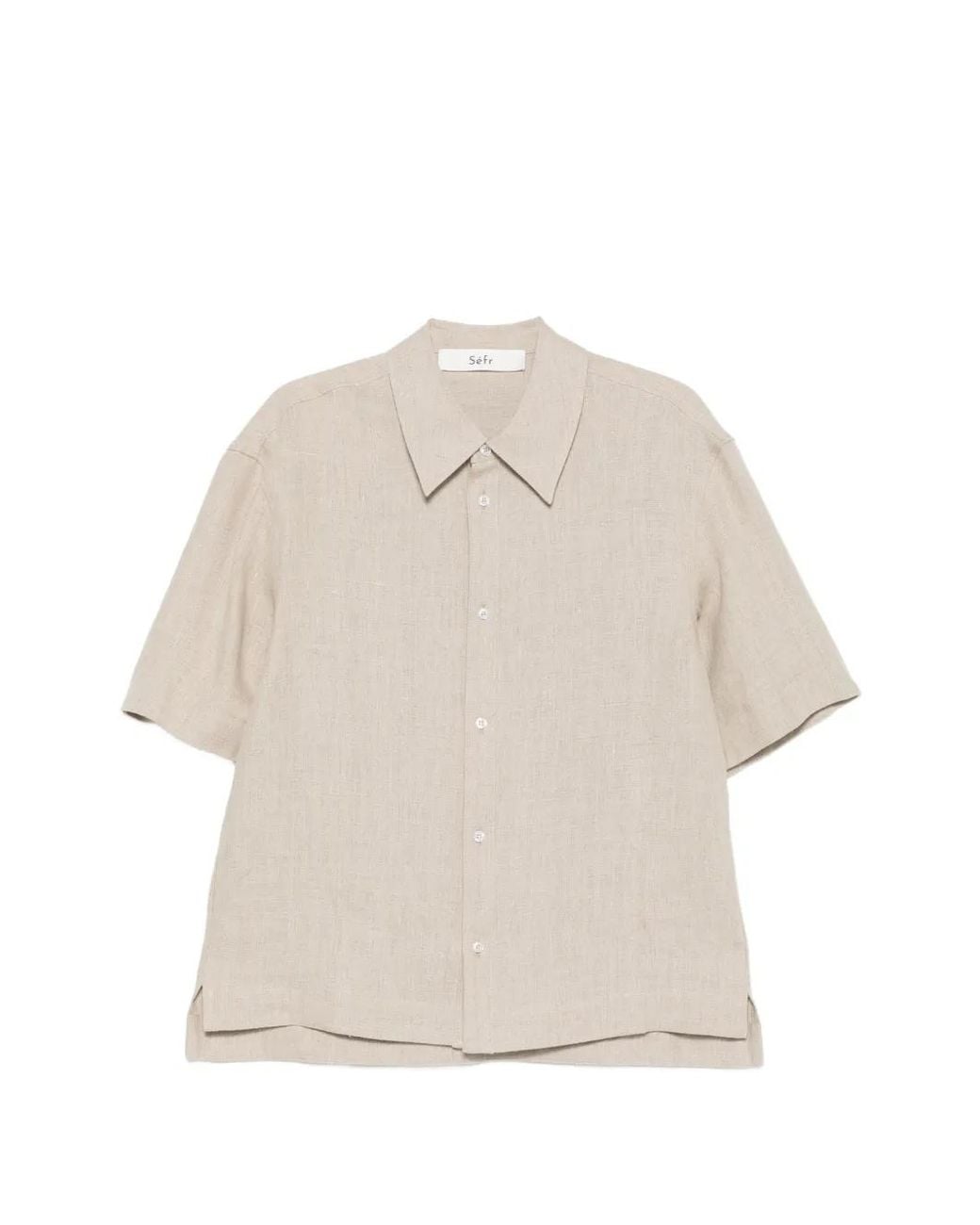 Séfr Natural Chemise Dao À Manches Courtes for men