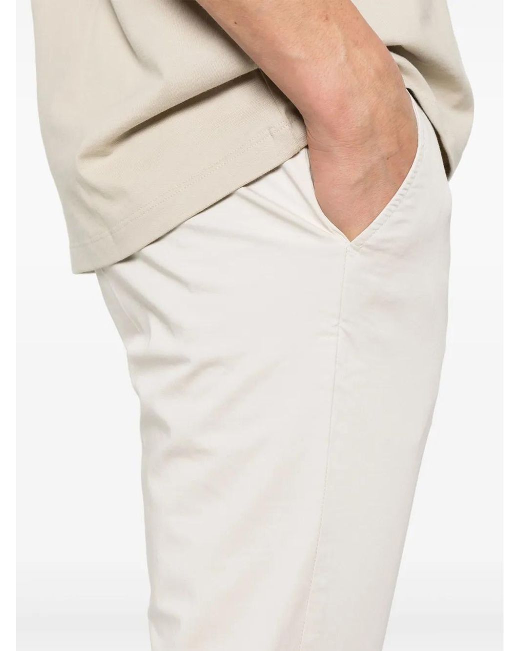 Dondup White Gaubert Chinos for men