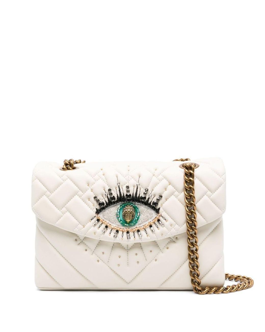 Kurt Geiger Kensington Bone Eye Bag in Natural Lyst