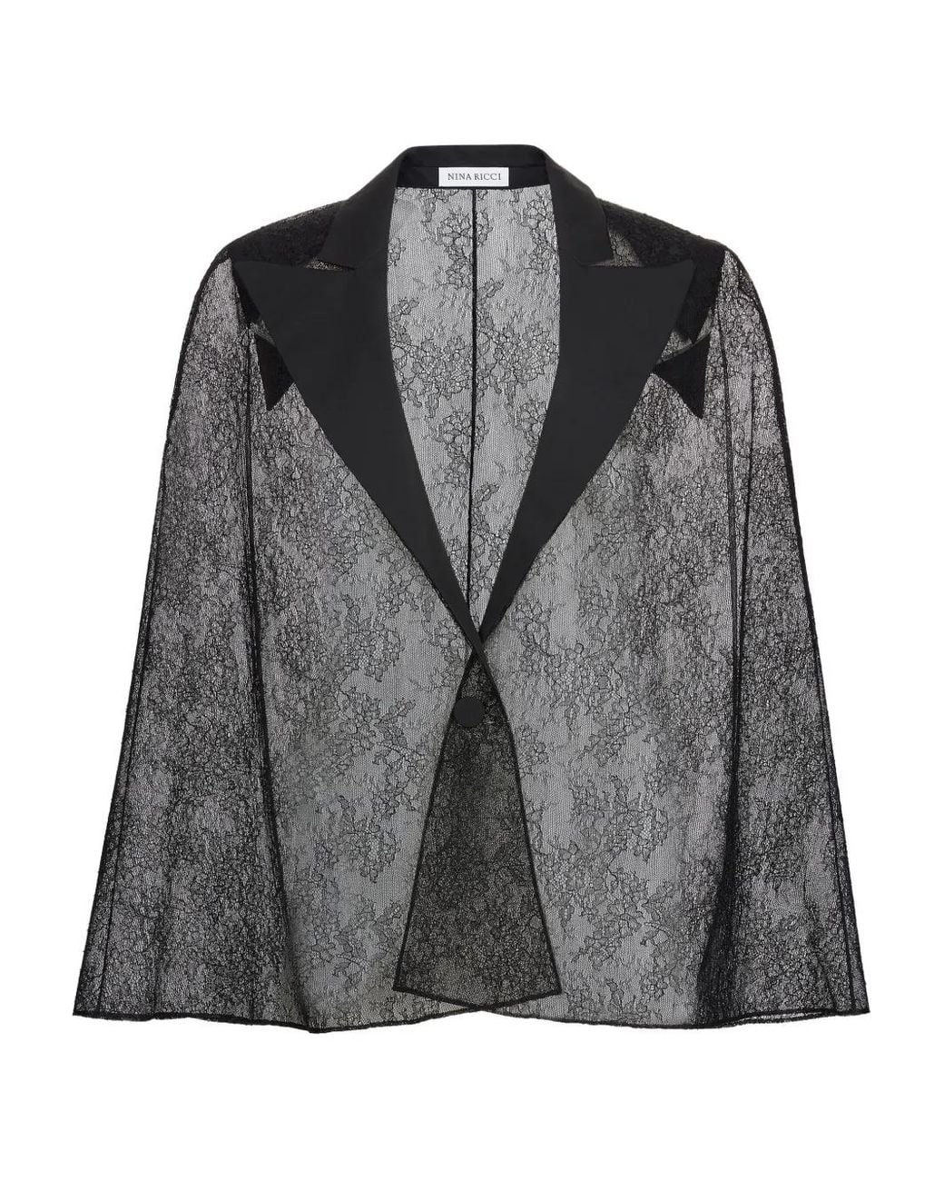 Nina Ricci Black Lace Blazer