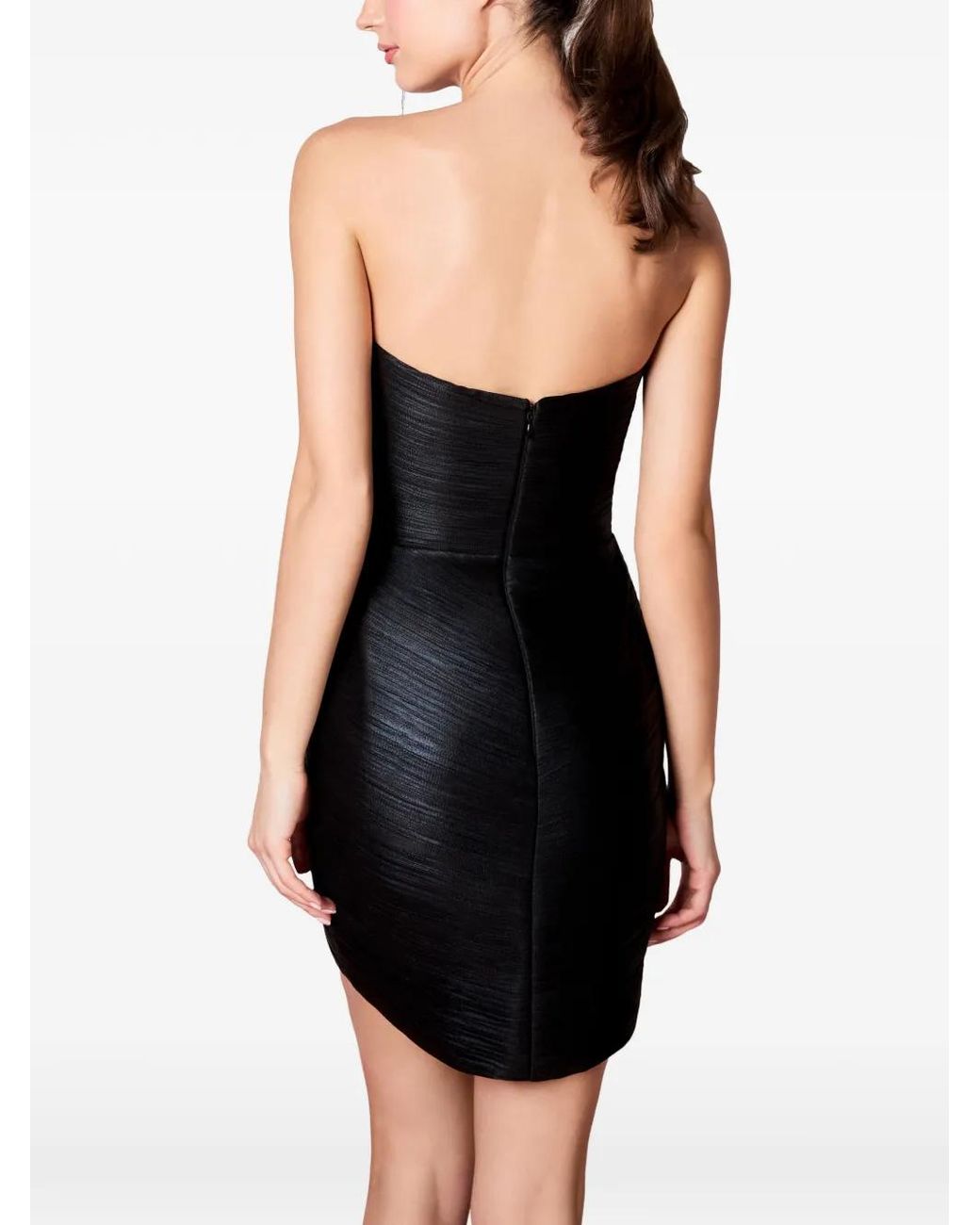 IMROSKA Black Robe-Bustier Courte 15