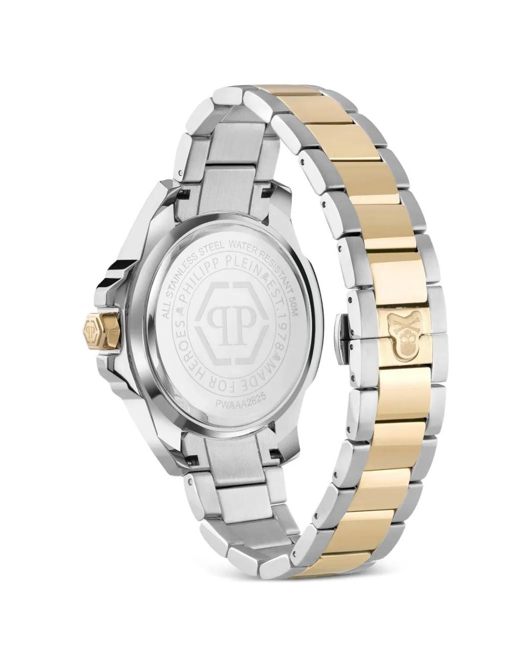 Philipp Plein Metallic The Skull 44Mm Watch for men