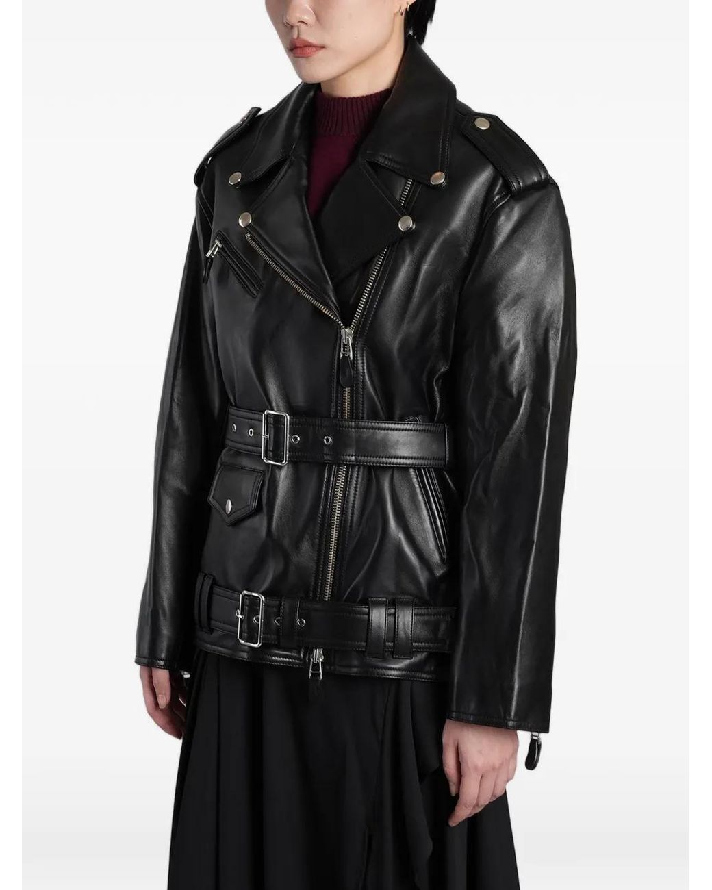 IRO Black Gravity Biker Jacket