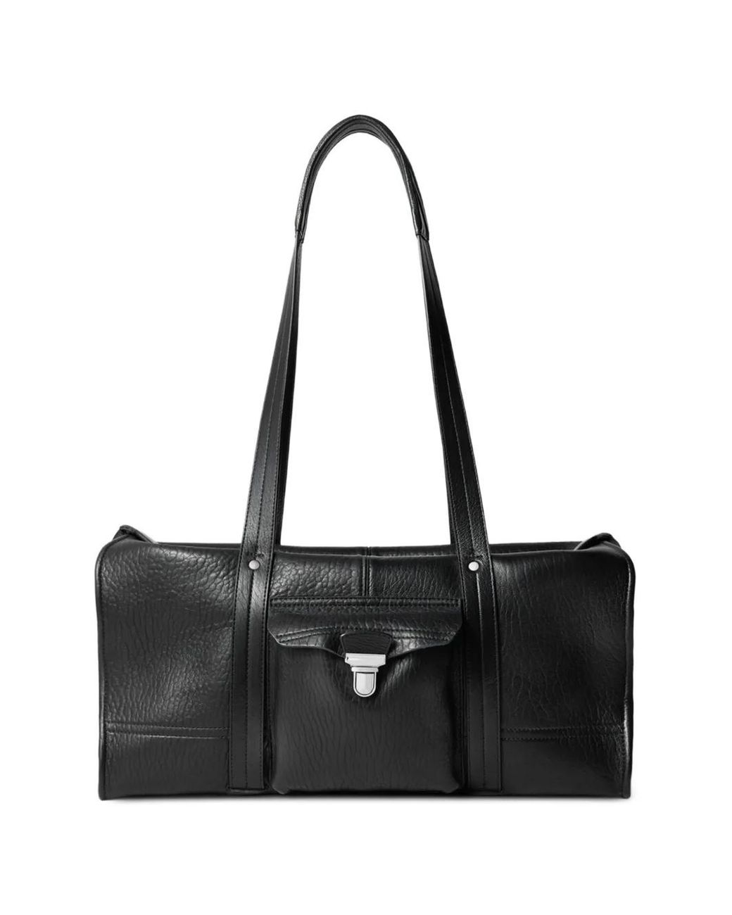 Lemaire Black Soft Gear Tote Bag