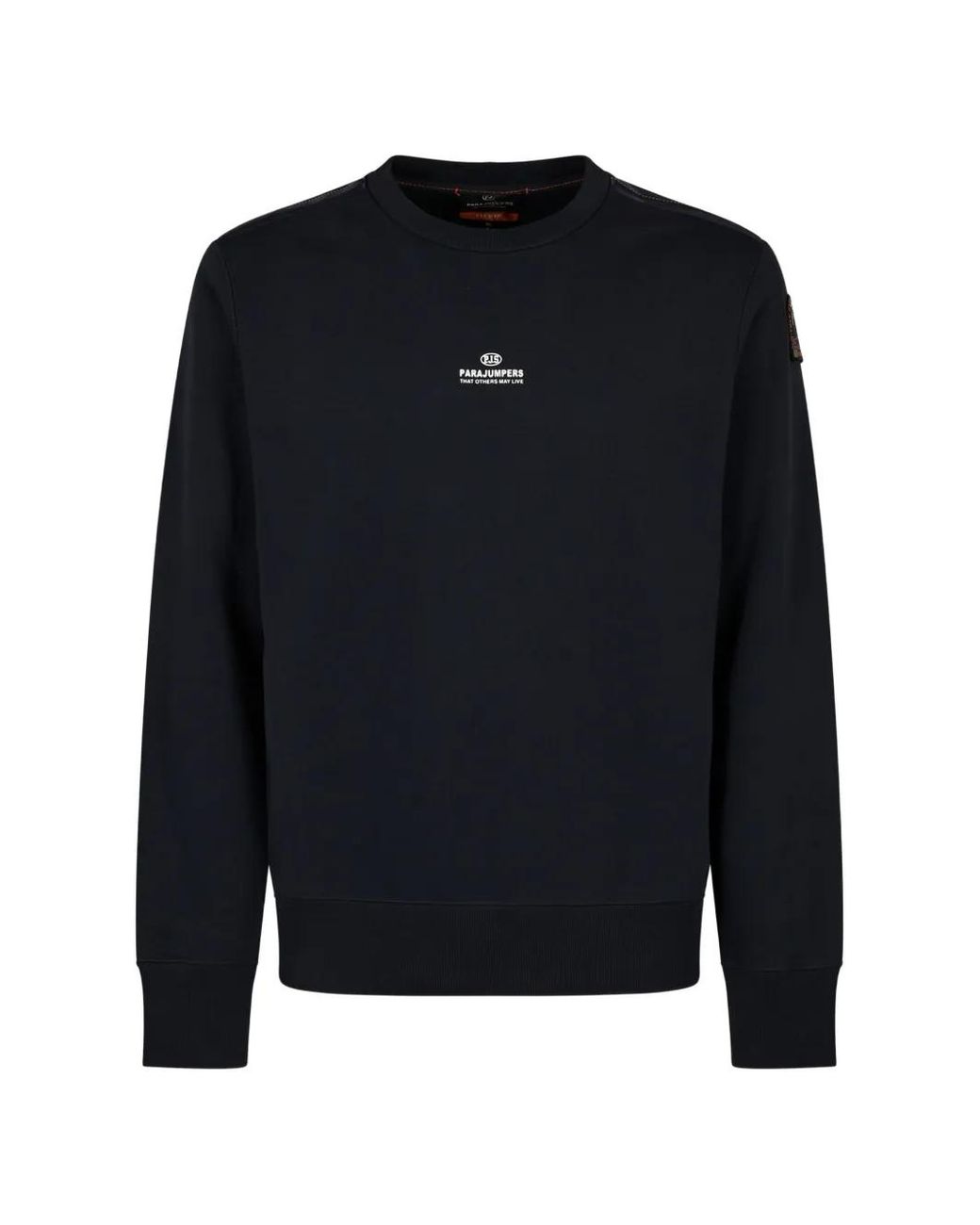 Parajumpers Blue Logo-Print Sweatshirt for men