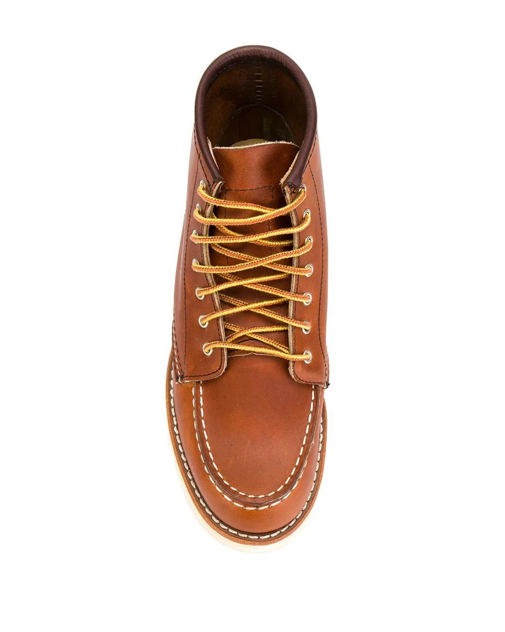 Red Wing Brown Heritage Moc-Toe Ankle Boots