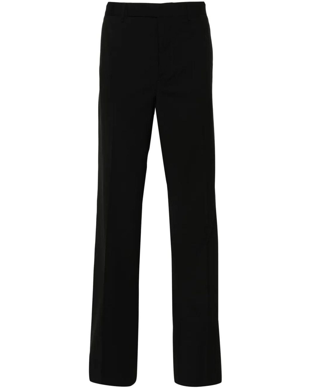 Rick Owens Black Dietrich Straight-Leg Tailored Trousers for men