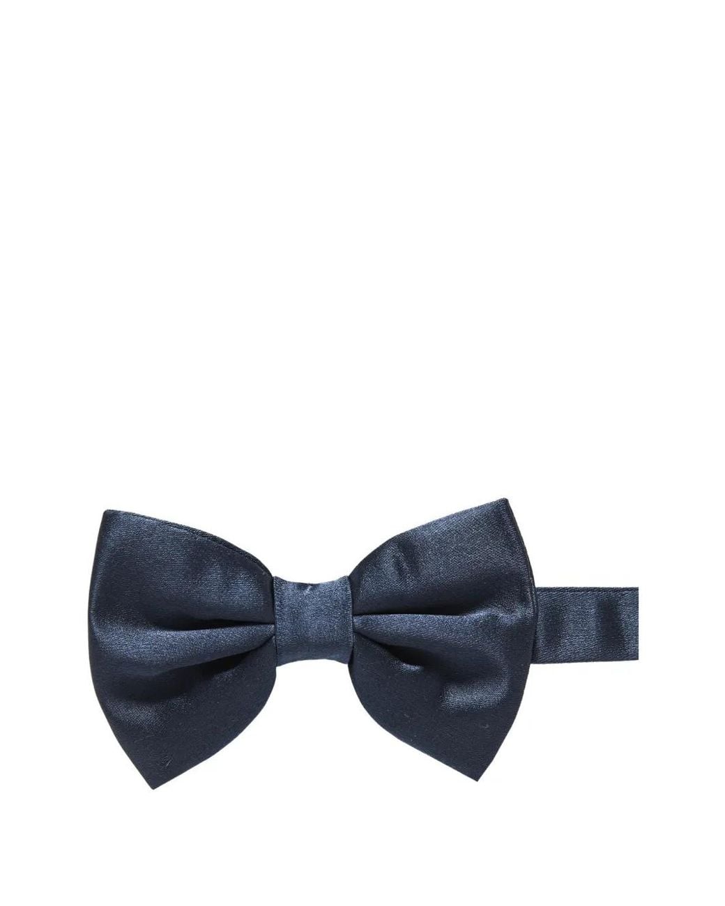 Corneliani Blue Nœud Papillon À Fini Satiné for men