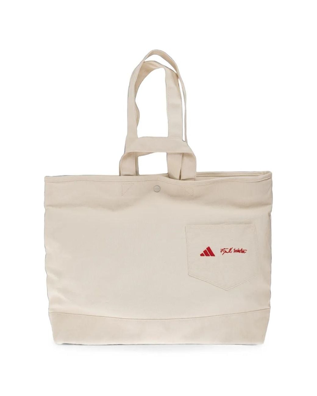 Adidas Natural X Tyrrell Winston Logo-Embroidered Tote Bag