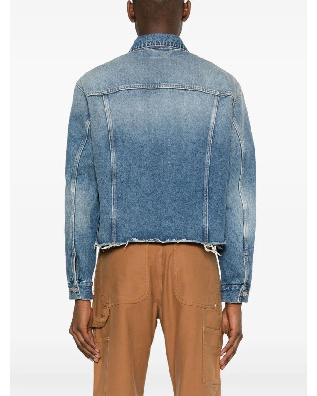 MM6 by Maison Margiela Blue Denim Jackets for men