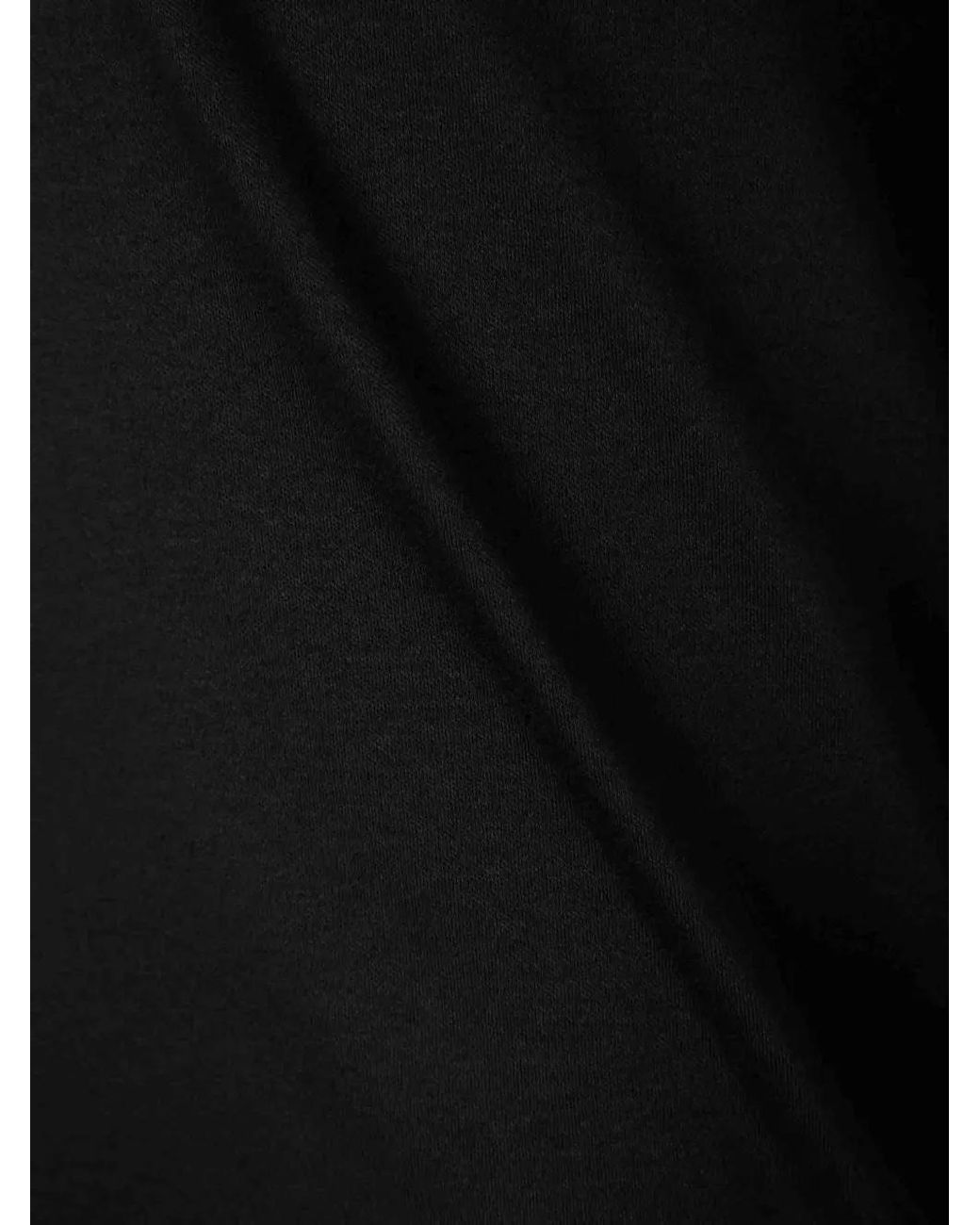 Zimmerli of Switzerland Black Crew-Neck T-Shirt for men