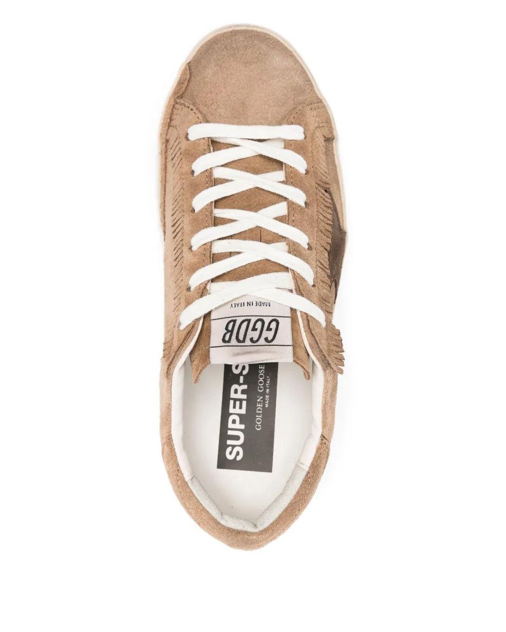 Golden Goose Deluxe Brand Brown Super Star Sneakers