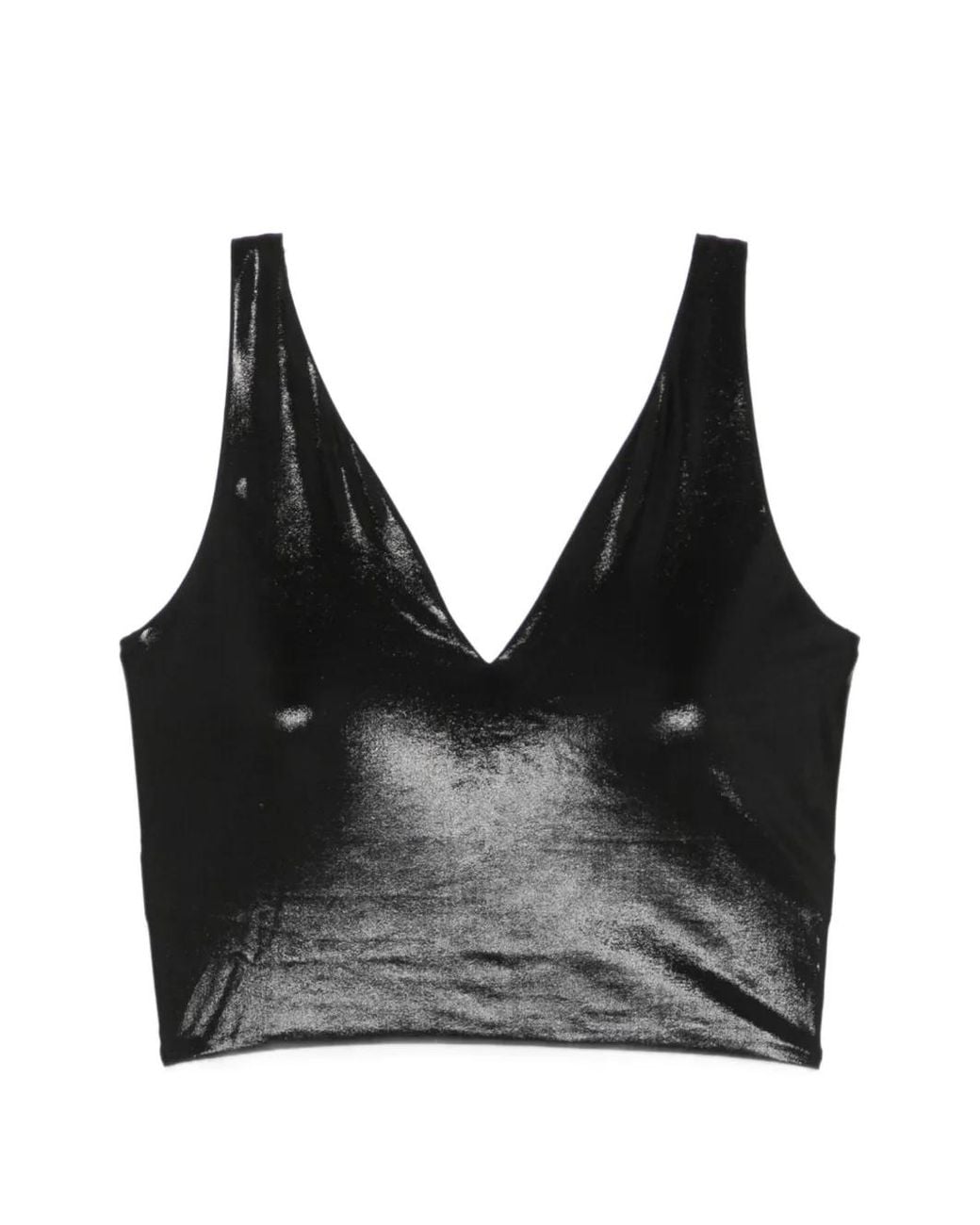MACRON Black V-Neck Performance Top