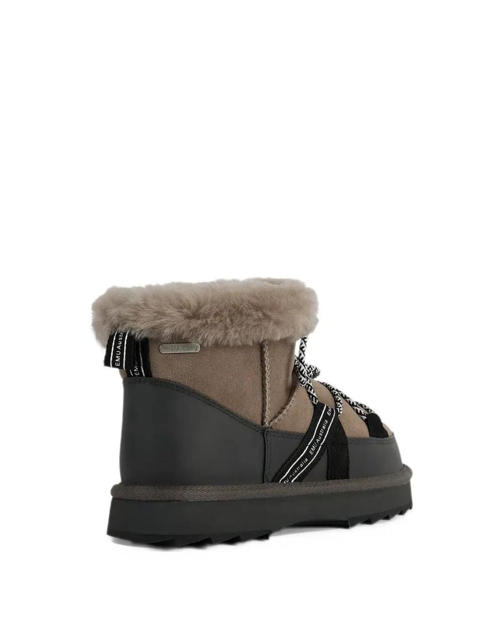 EMU Black Blurred Micro Boots