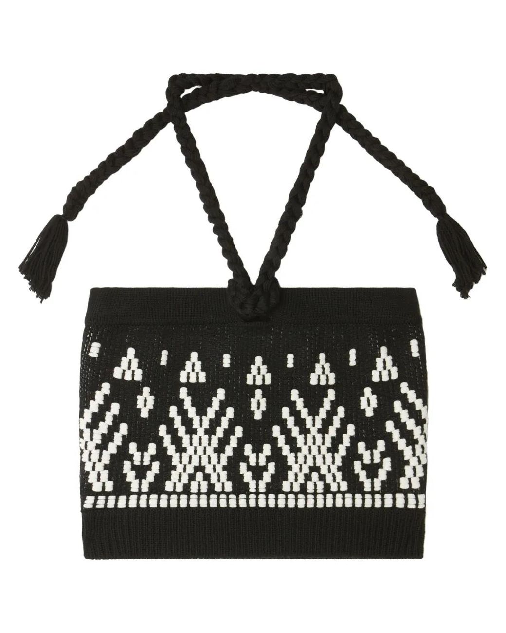 Alanui Black Jungle Beat Top