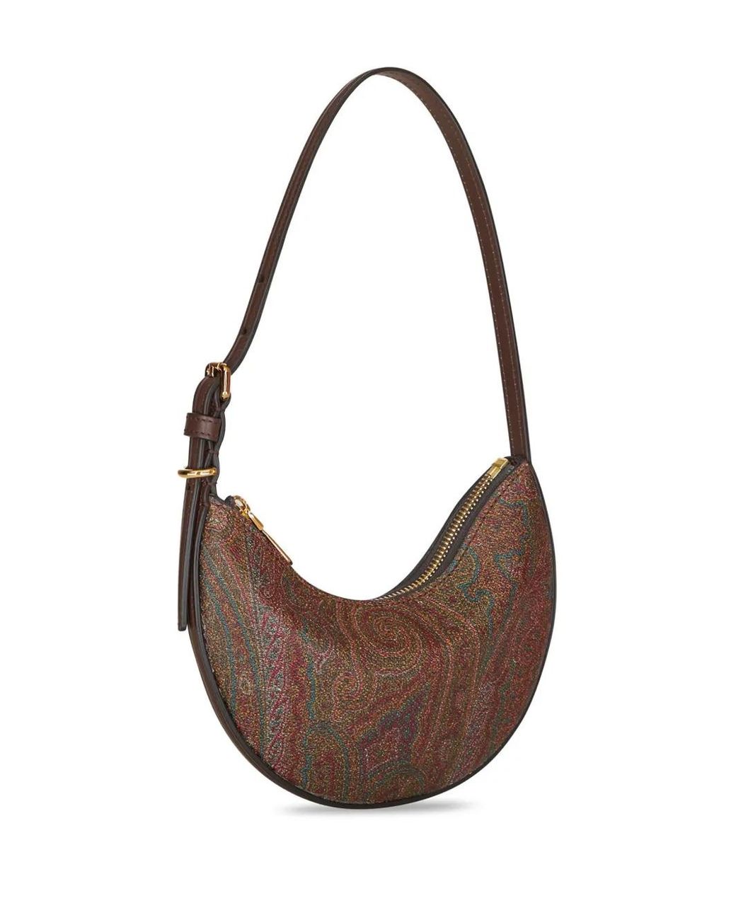 Etro Brown Essential Mini Shoulder Bag