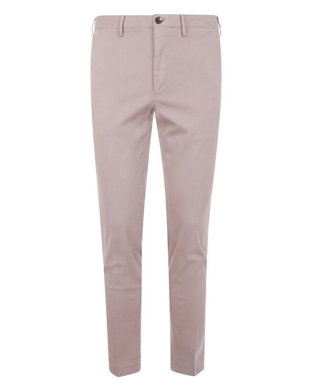 Incotex Gray Cotton Trousers for men
