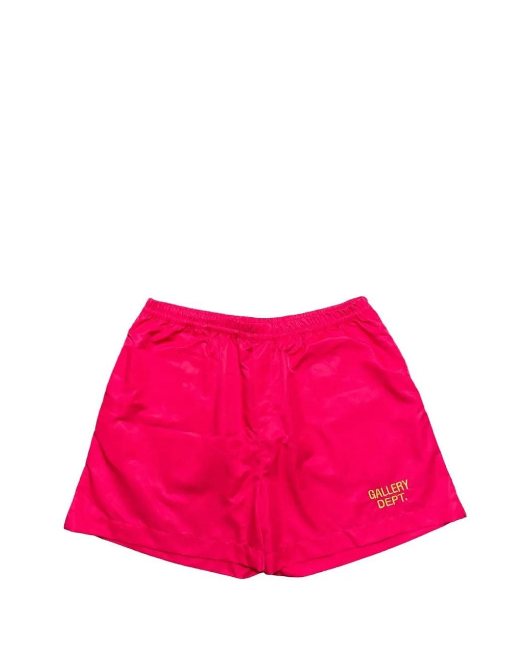 GALLERY DEPT. Pink Zuma Logo-Print Shorts for men