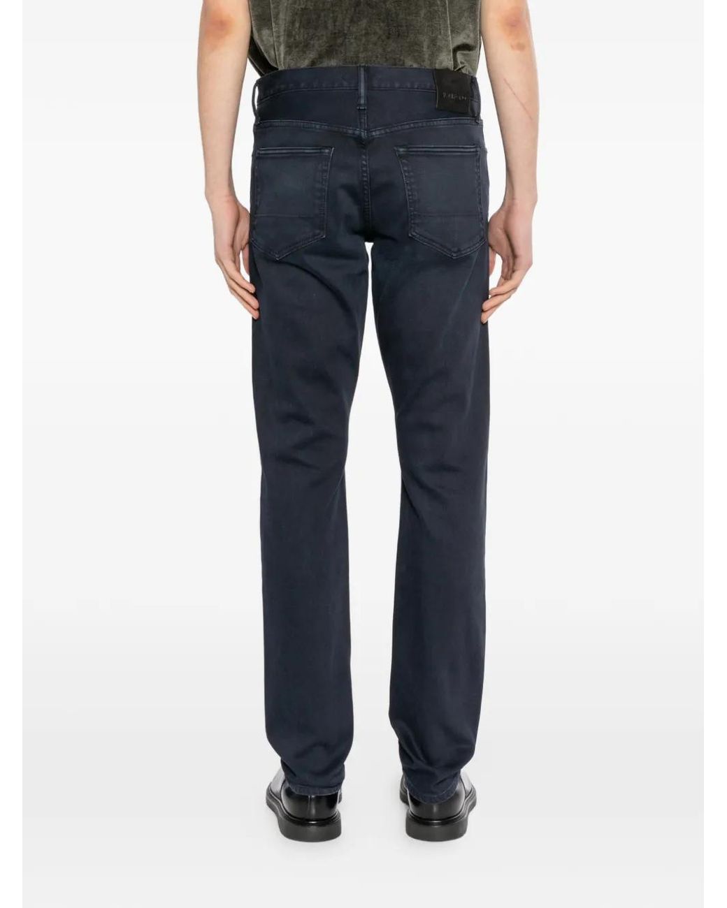 Tom Ford Blue Pantalon En Velours Côtelé for men