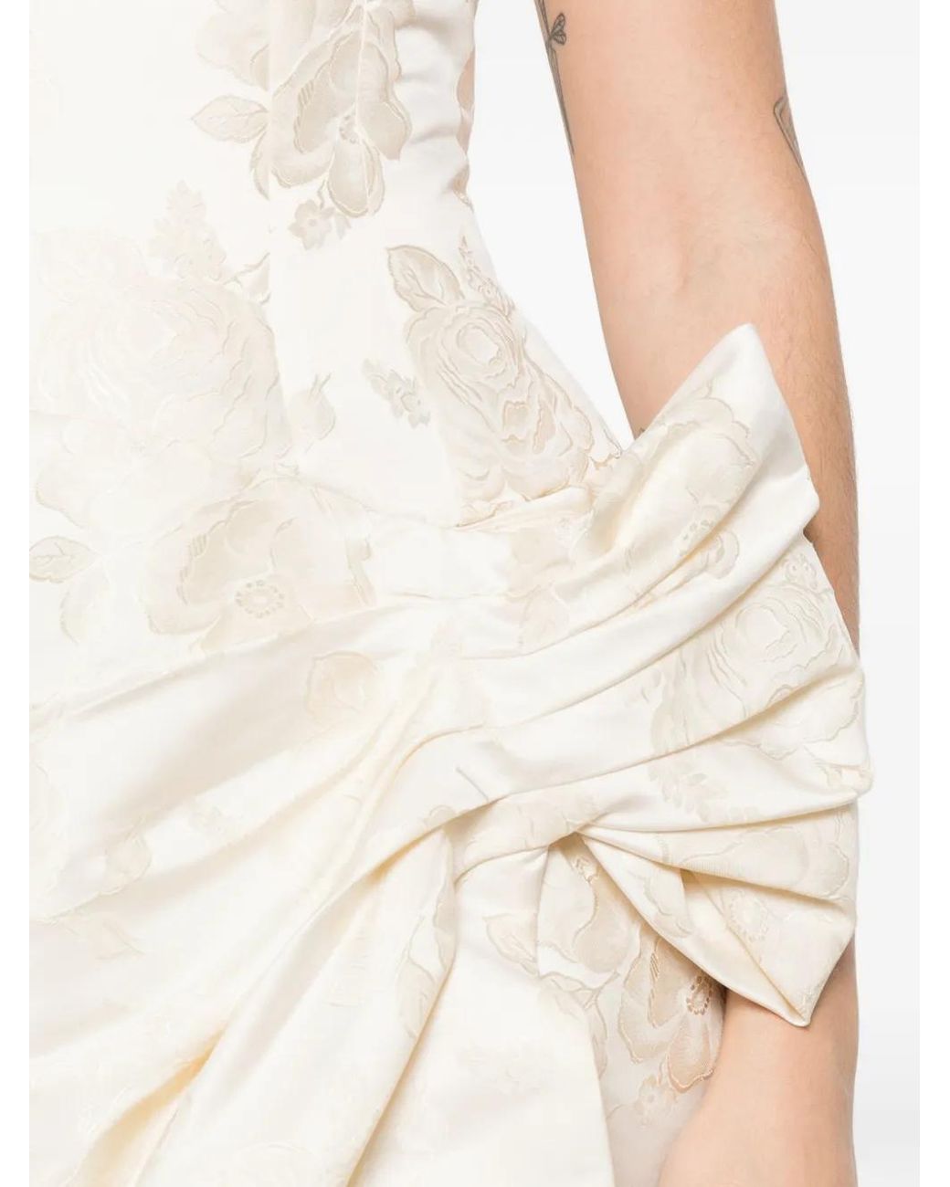 Abito Midi Sash di Simone Rocha in White