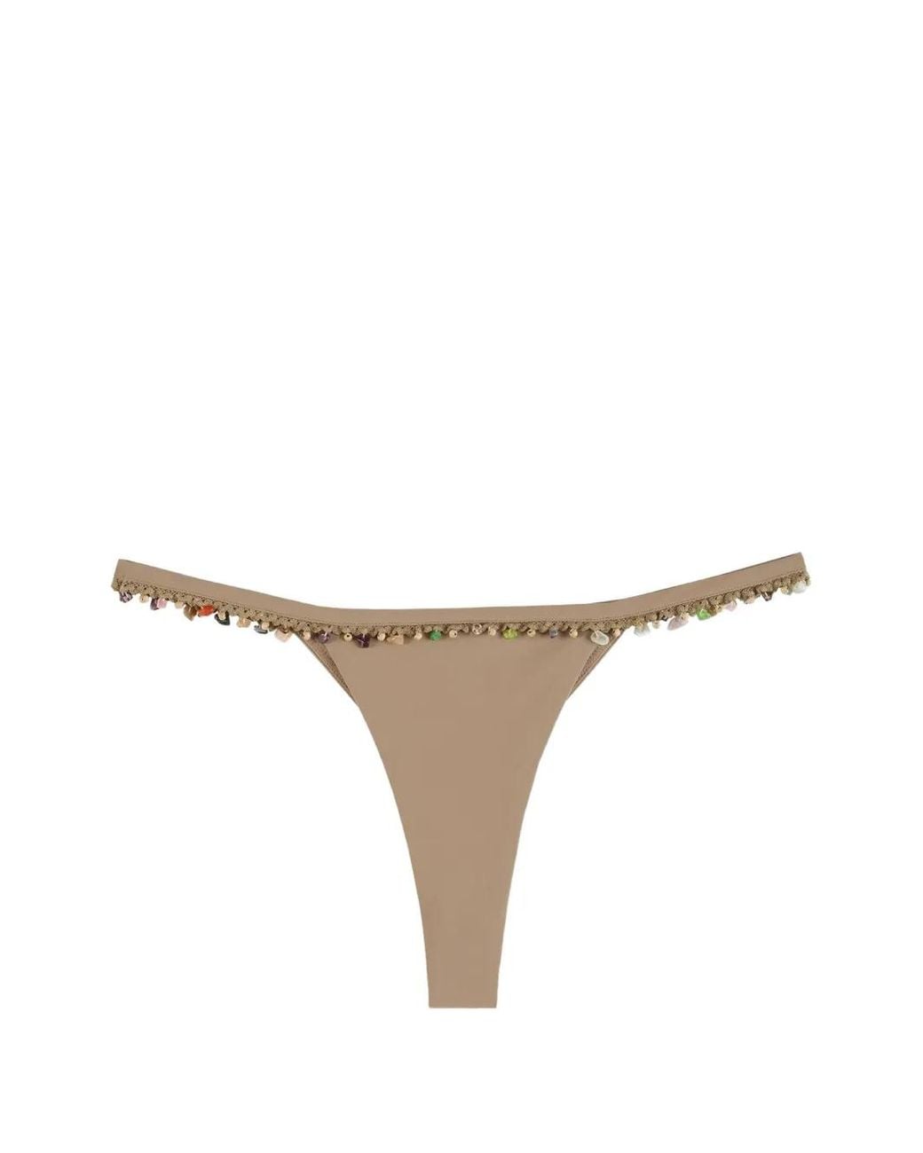 Christopher Esber White Beach Quartz Bikini Briefs