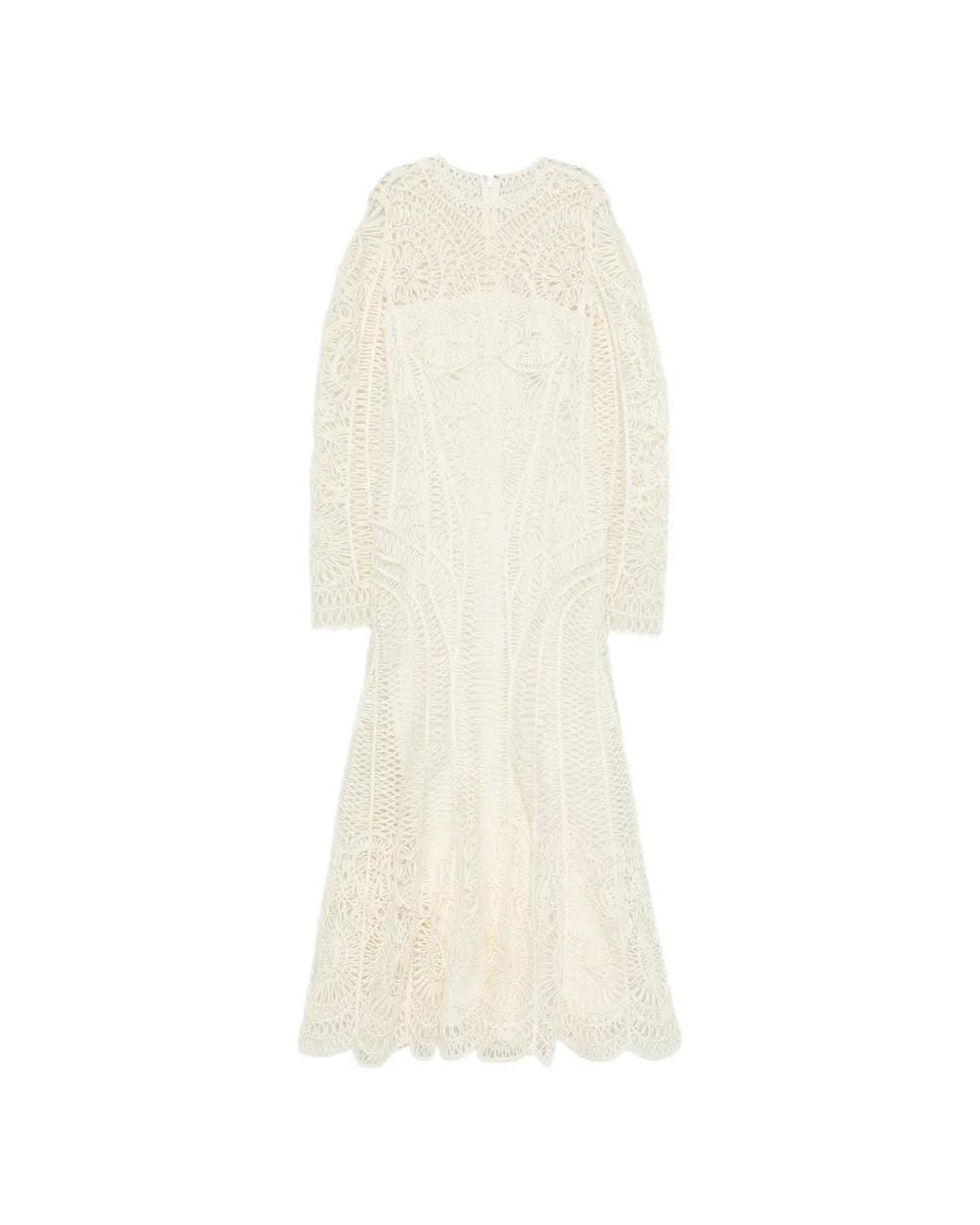 Jonathan Simkhai Long-Sleeve Maxi Dress in White | Lyst