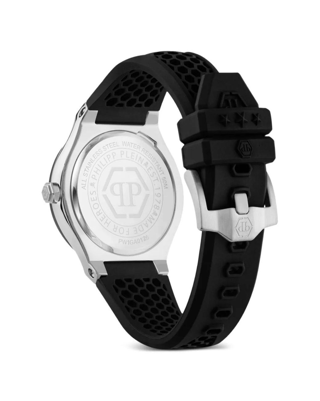 Philipp Plein Black Watches Underdog Multifunction for men