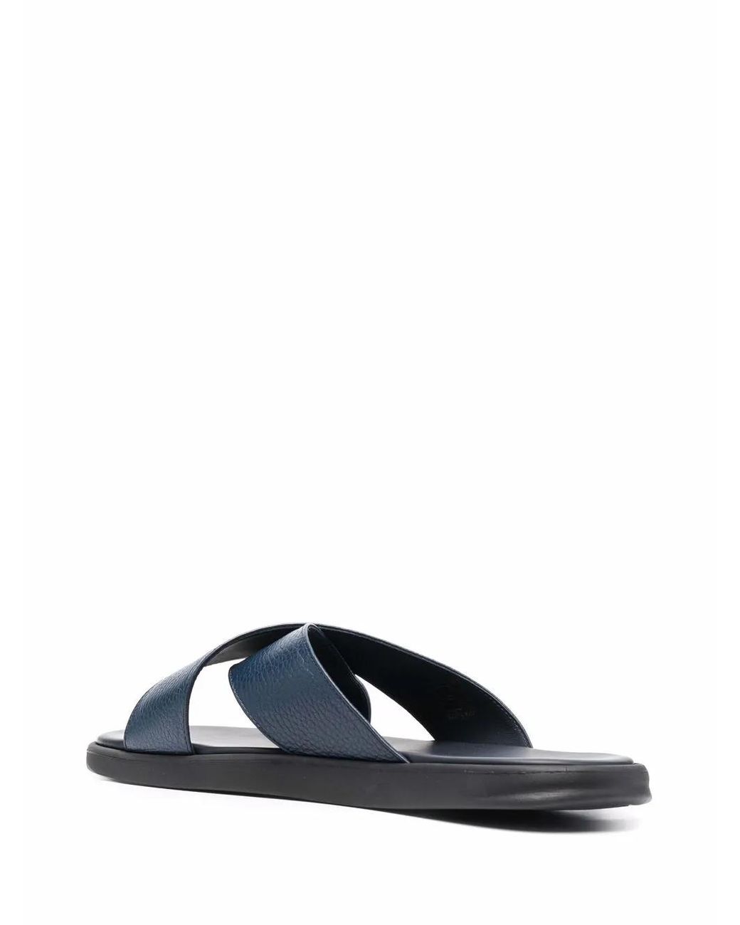 Doucal's Blue Crossover Strap Sandals for men