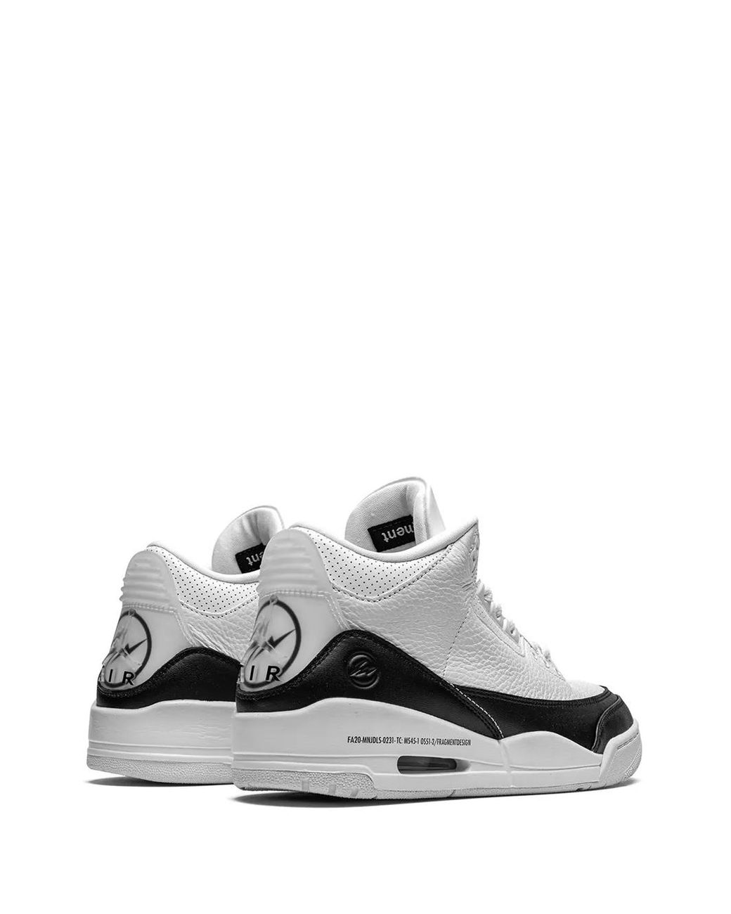 Nike White 3 Retro Fragment