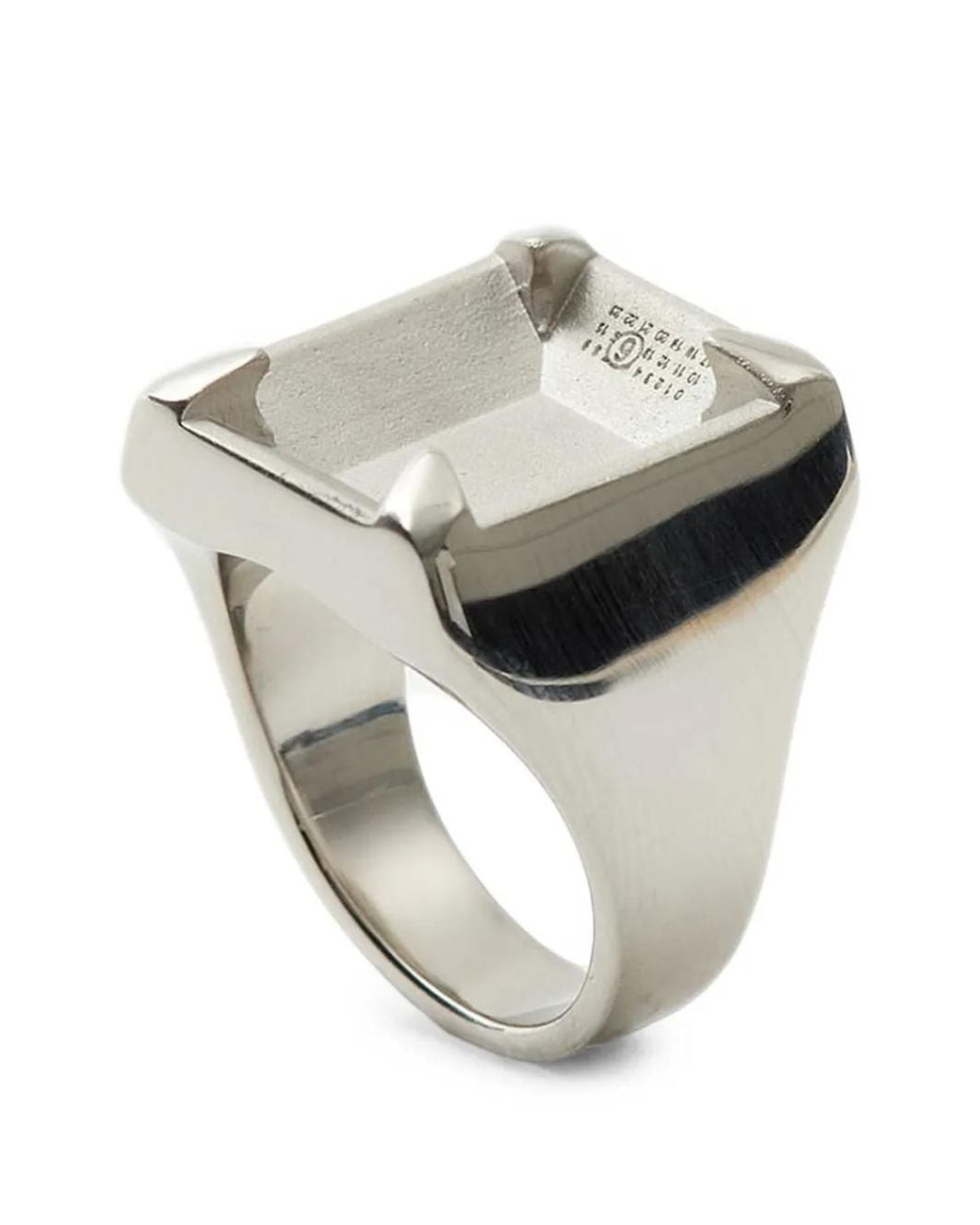MM6 by Maison Margiela Gray Unexisting-Stone Ring