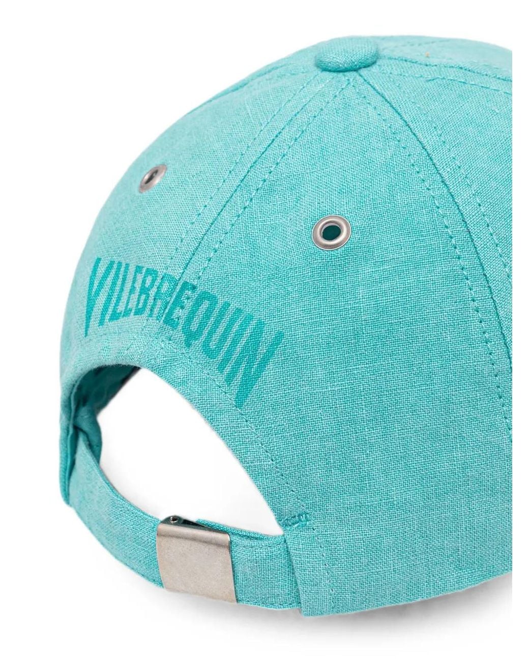 Vilebrequin Blue Camo Turtle-Print Baseball Cap
