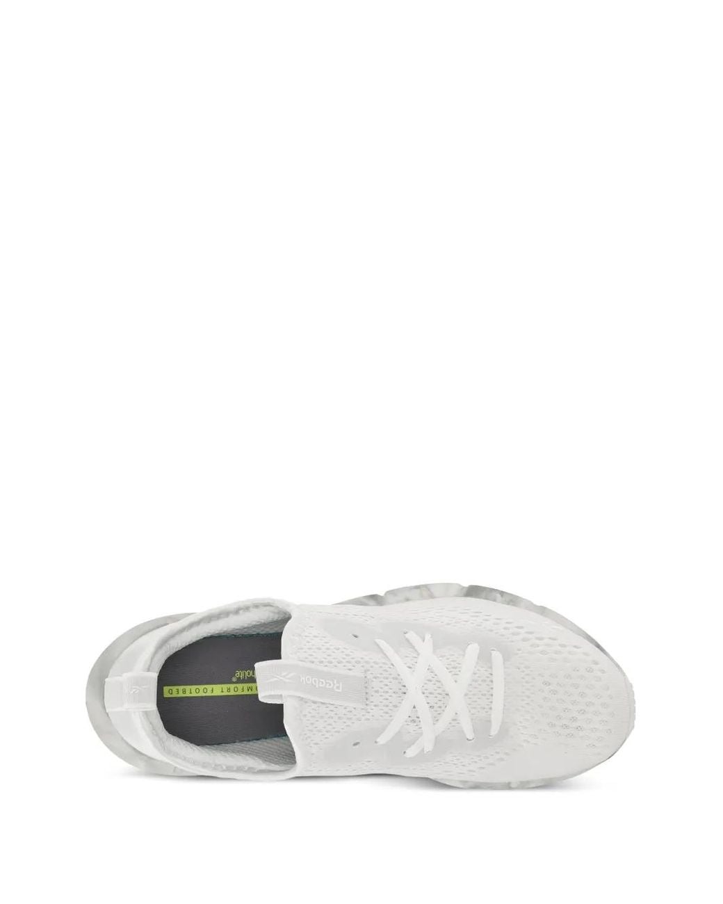 Reebok White Zig Sky /Cool" Sneakers