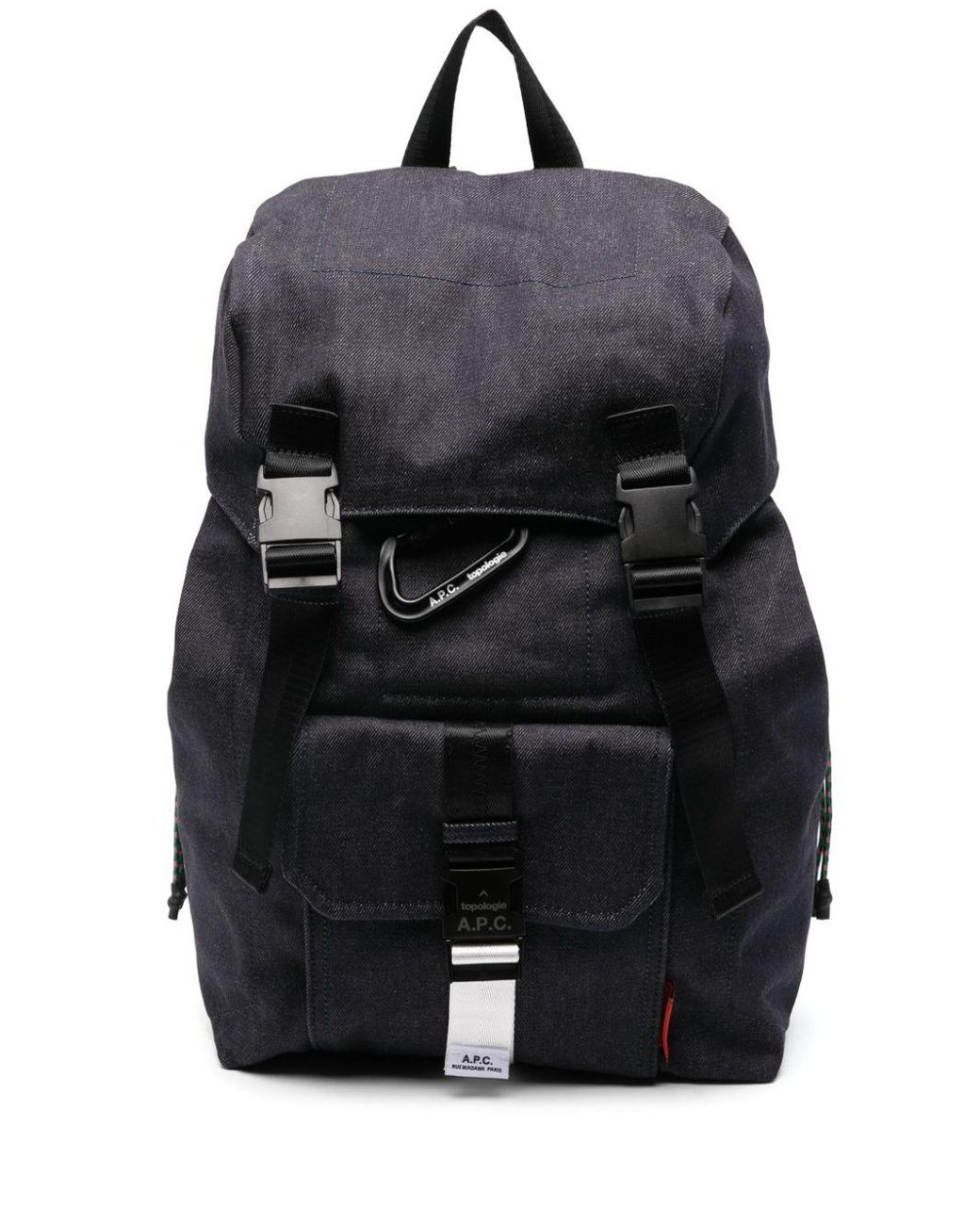 A.P.C. Topologie Backpack in Black | Lyst