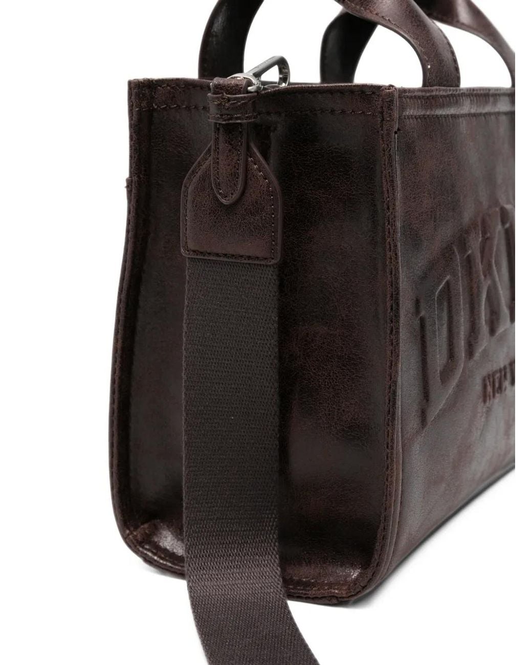 DKNY Black Logo-Debossed Tote Bag