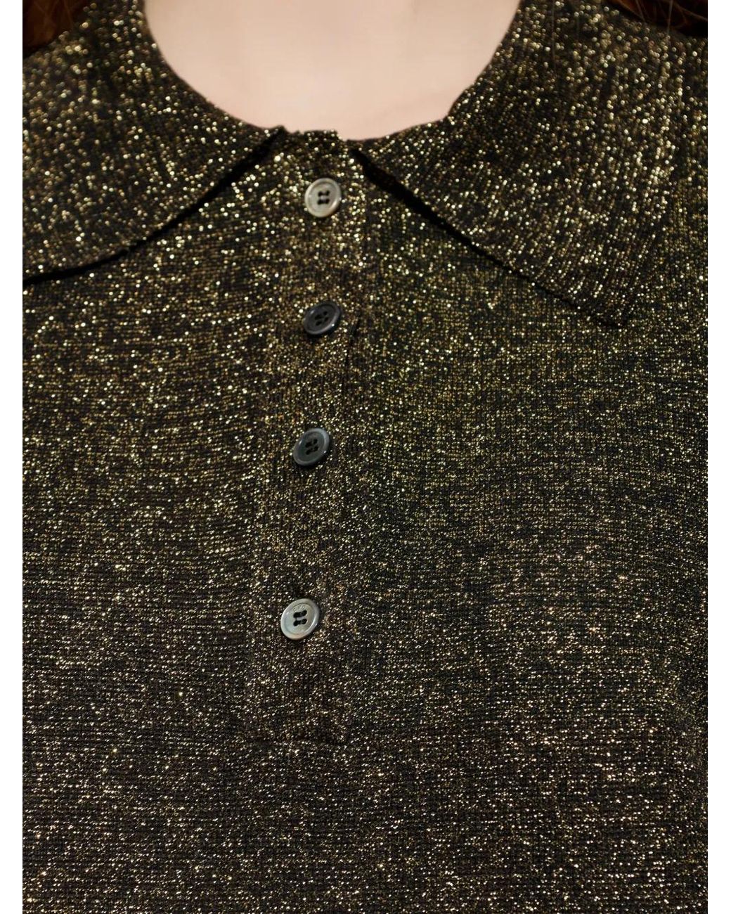A.P.C. Green Minikleid Mit Geknöpftem Kragen