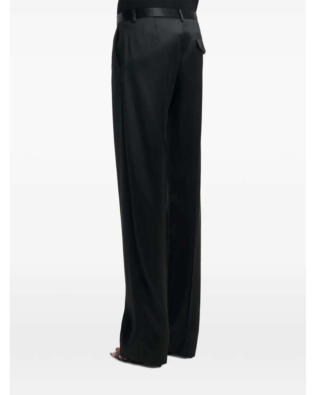 Khaite Black Hunter Trousers