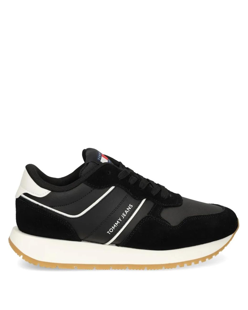Tommy Hilfiger Black Suede Sneakers
