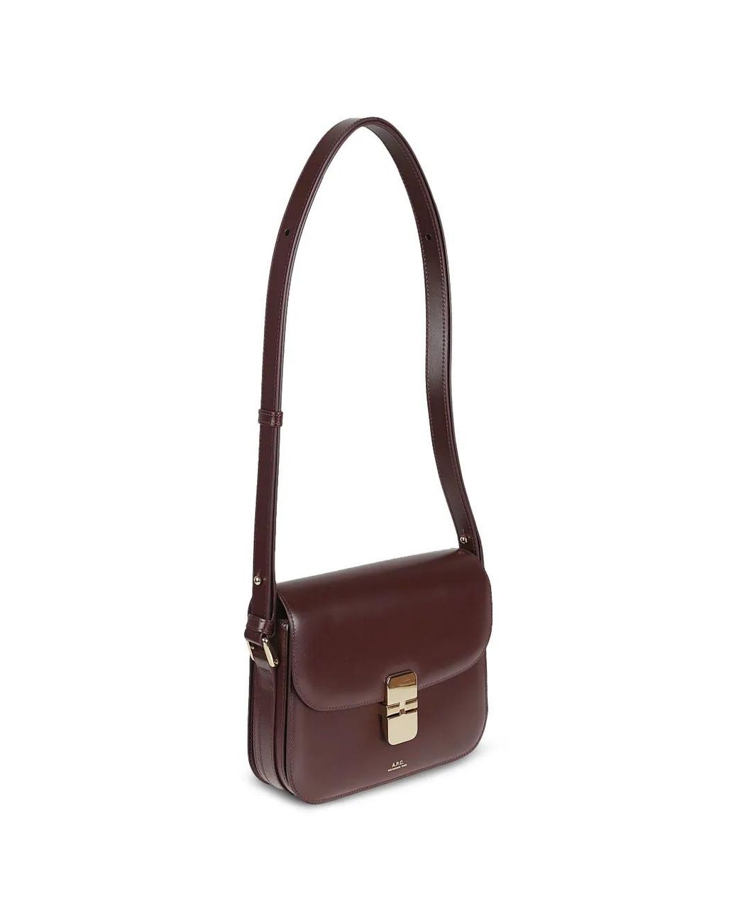 A.P.C. Purple Small Grace Shoulder Bag