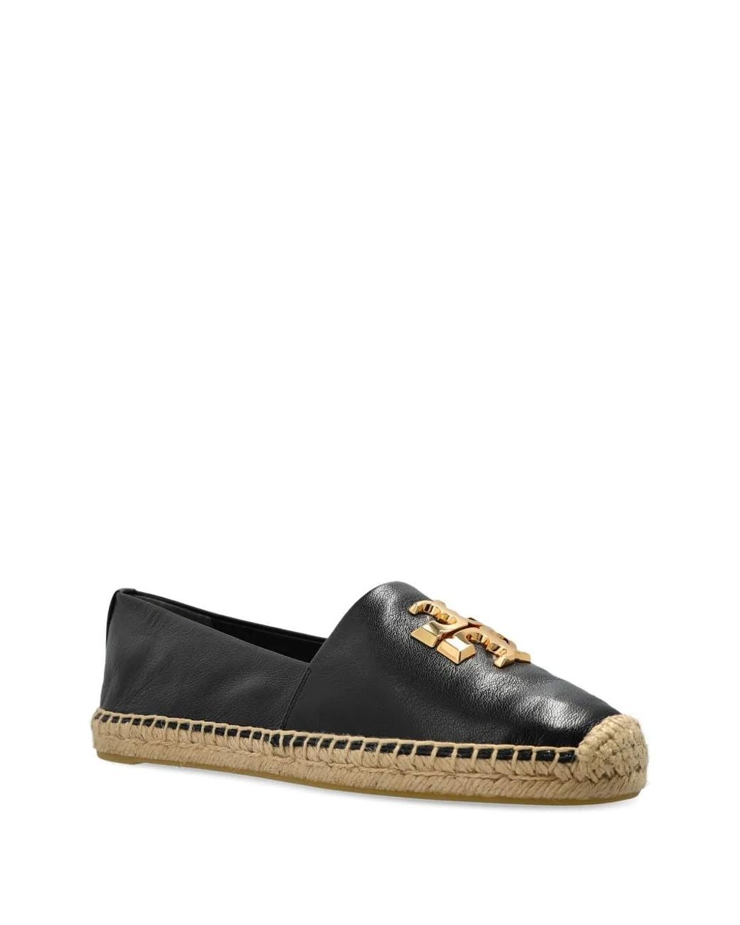 Tory Burch Black Eleanor Espadrille