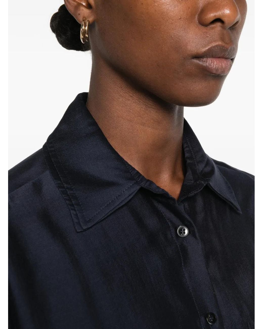ELEH Blue Patch-Pocket Shirt