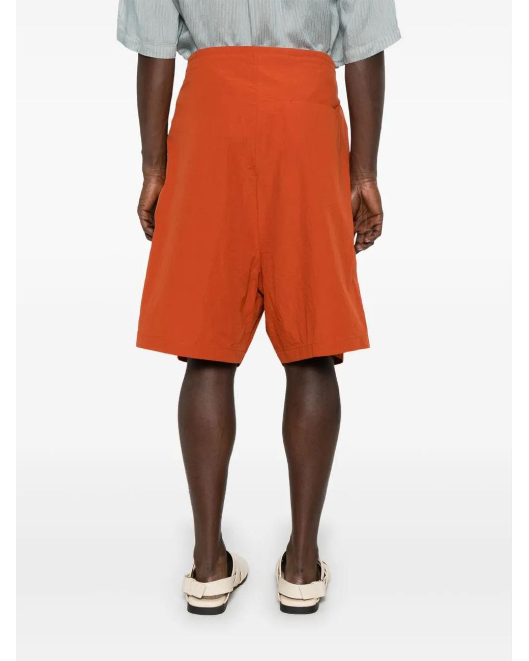Forme D'expression Orange Short Chino Droit for men