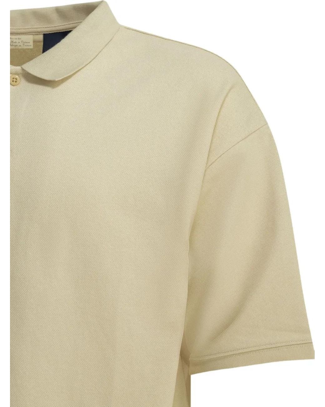 Levi's Natural Ribbed-Collar Polo Shirt for men