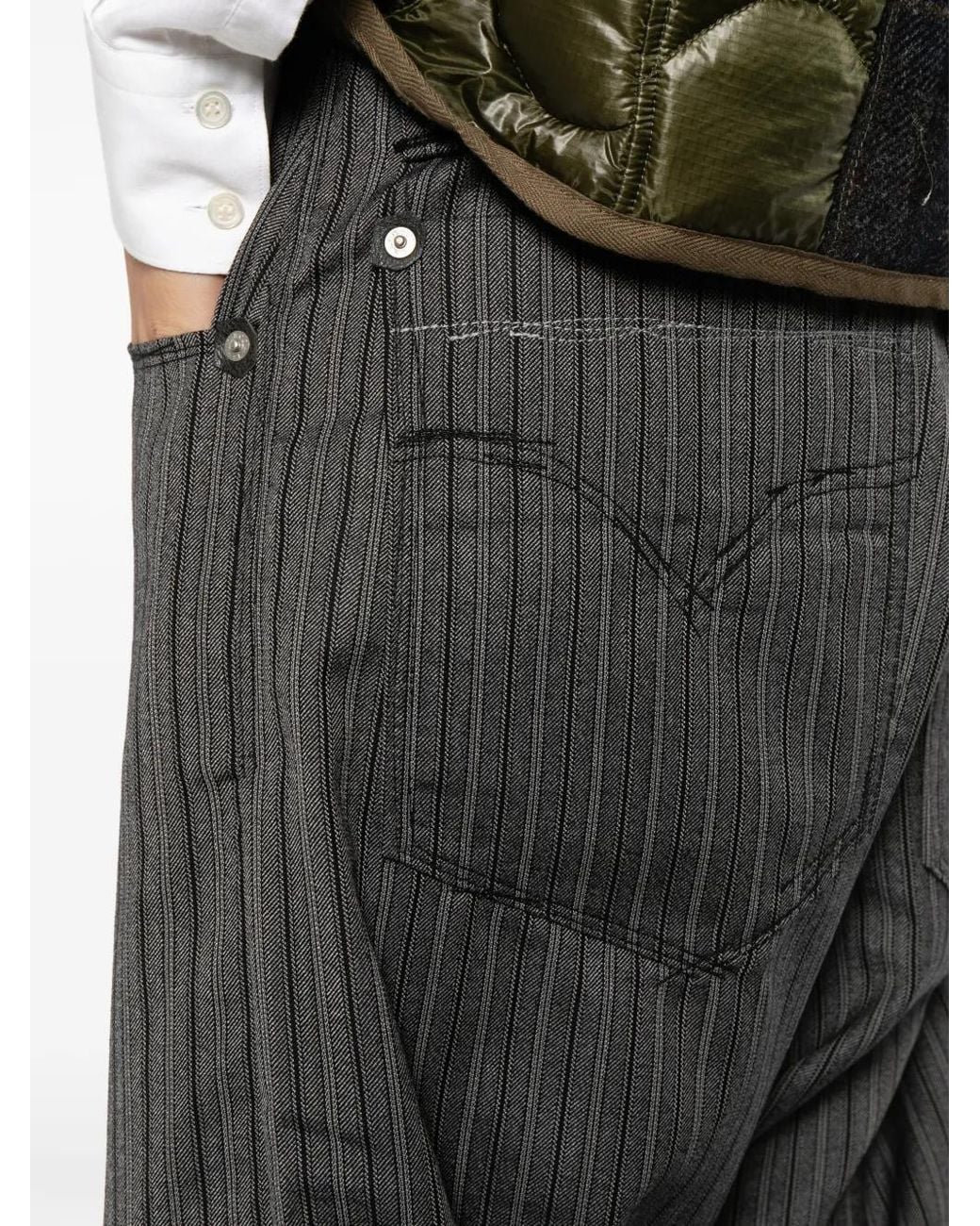 Junya Watanabe Gray X Levi's Pantalon Morning for men