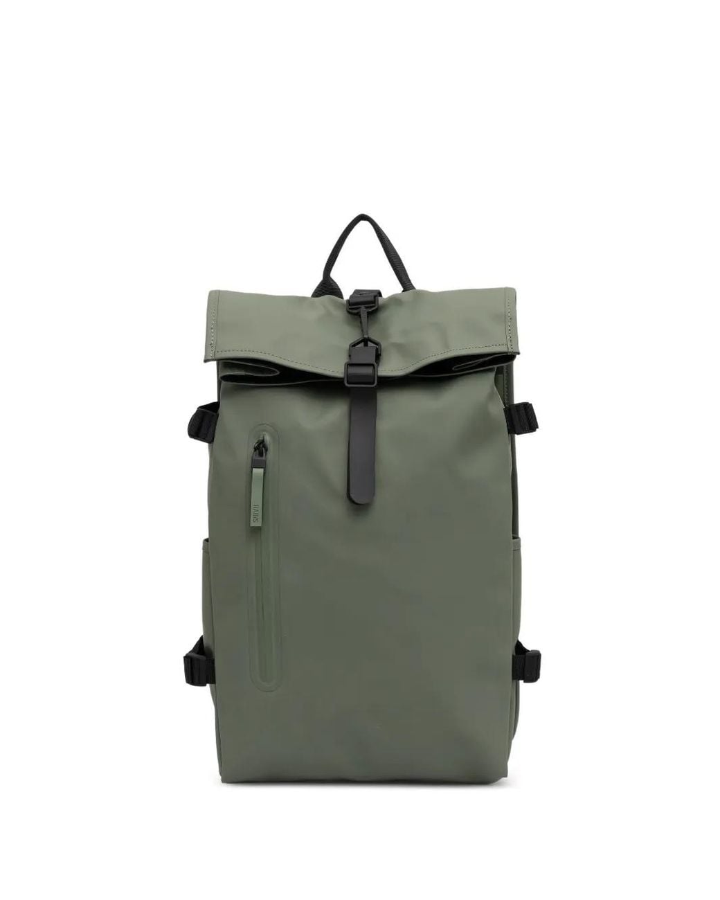 Large Rains Backpack Rains Large Rolltop Backpack in Green | Lyst UK