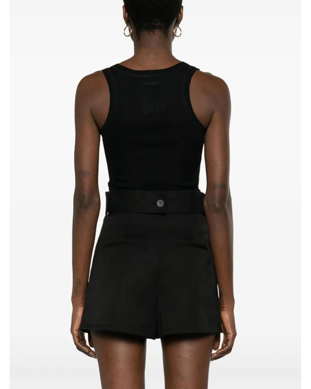 Jacquemus Black Body Le Body Gros Grain