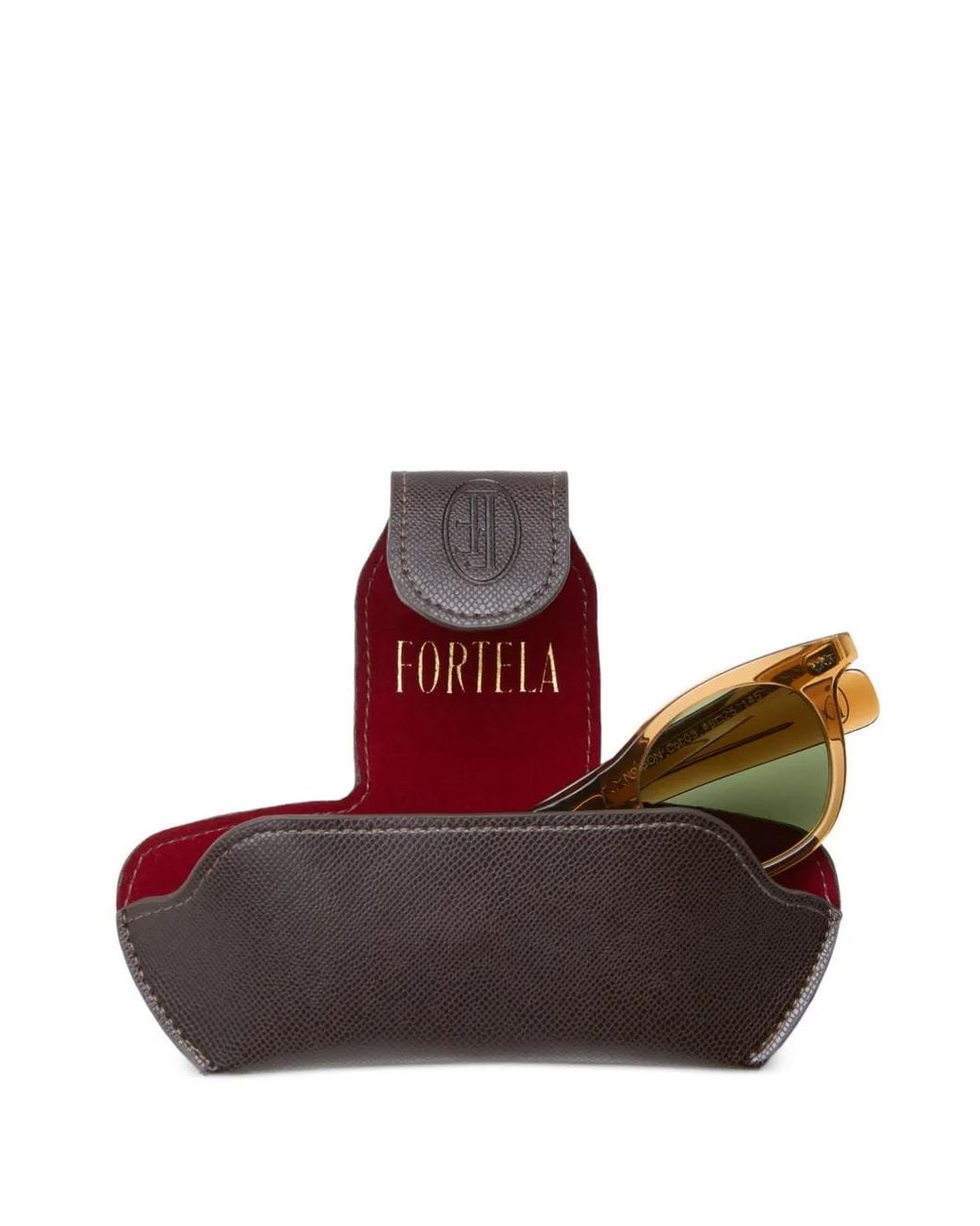 Fortela Brown Less Tortoiseshell-Effect Sunglasses for men